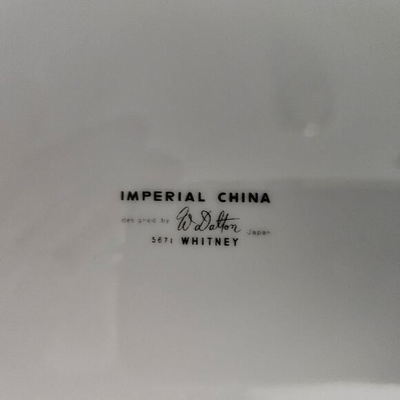 Imperial China W Dalton Whitney 5671 Japan 10.5" Dinner Plates Set of 3 - Picture 5 of 7